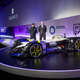 Sverdlov and Simon with a Roborace car. Image via Roborace